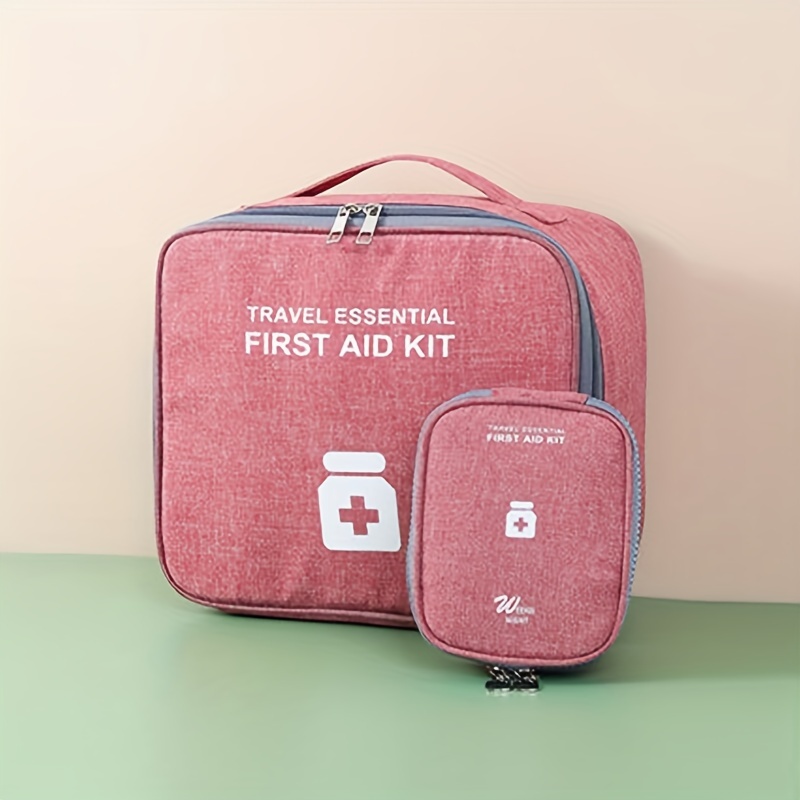 Medicine Organizer And Storage Bag Empty Family First Aid - Temu