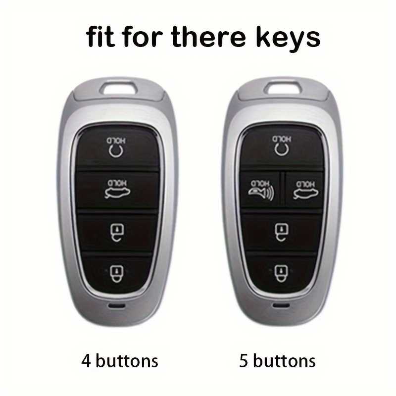TUABUR Schlüsselkasten Sonata Autoschlüsselhülle Hyundai Tucson L  Schlüsselhülle (2er-Pack), Mehrfarbiges TPU-Schlüsseletui mit goldenem  Rand, Hochwertiges TPU-Material - Verschleißfest, schlagfest und  kratzfest.