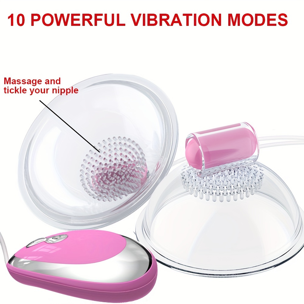 Bdsm Breast Pump Nipple Massage Teasing Breast Stimulator - Temu