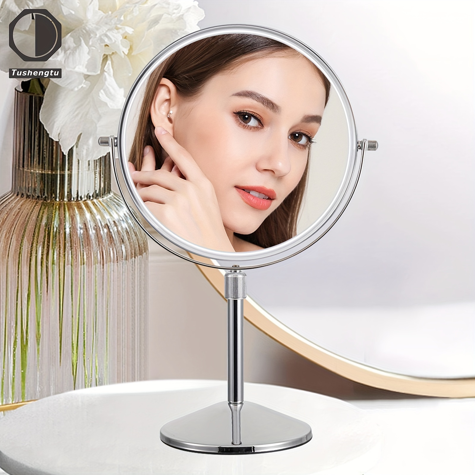 1 Espejo De Maquillaje Con Aumento 10 Veces Espejo De - Temu