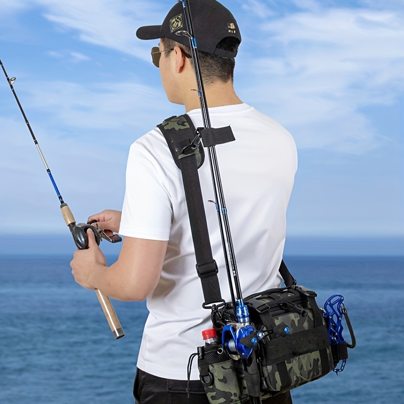 Fishing Bag Large Capacity Backpack Multifunctional Carry - Temu