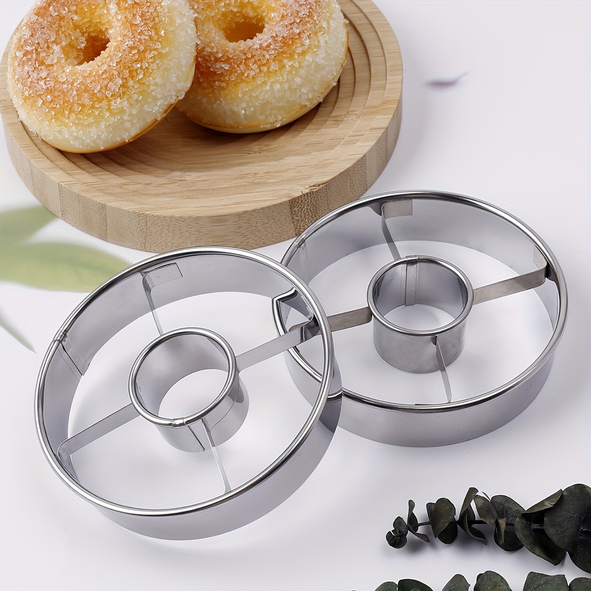 Donut Cutter Stainless Steel Round Doughnut Cutter With - Temu