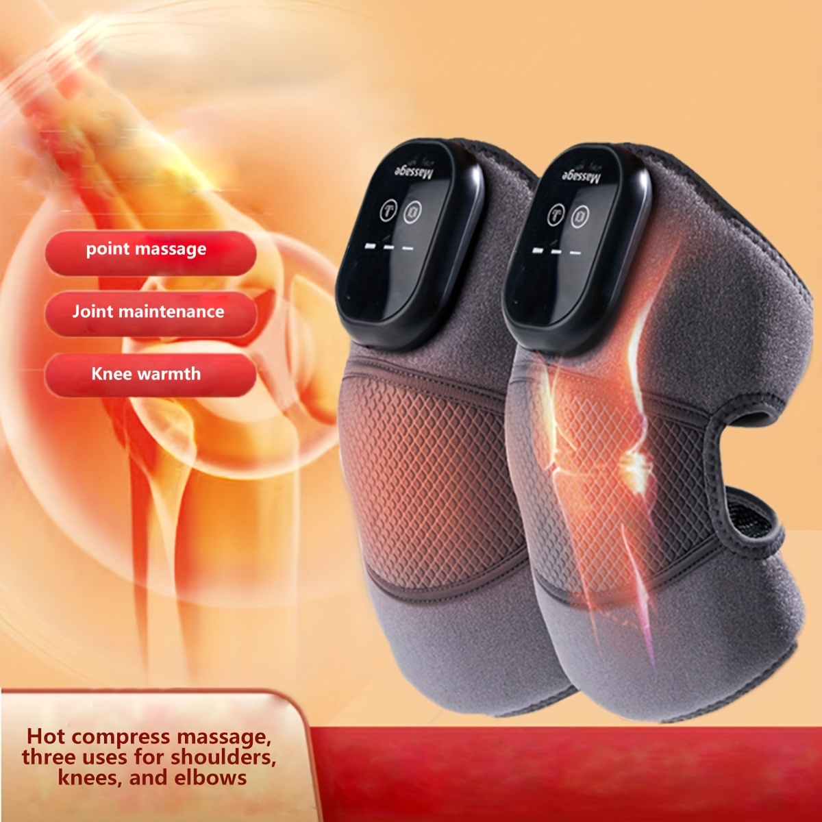Graphene Heated Adjustable Temperature Massage and Physiotherapy
