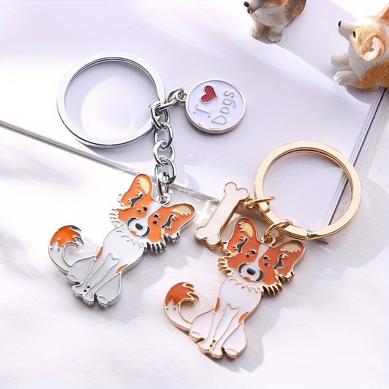 Cartoon Shiba Inu Dog Charm Keychain Cute Keyring Bag, Suitcase Accessory  Phone Pendant Car Ornament - Temu