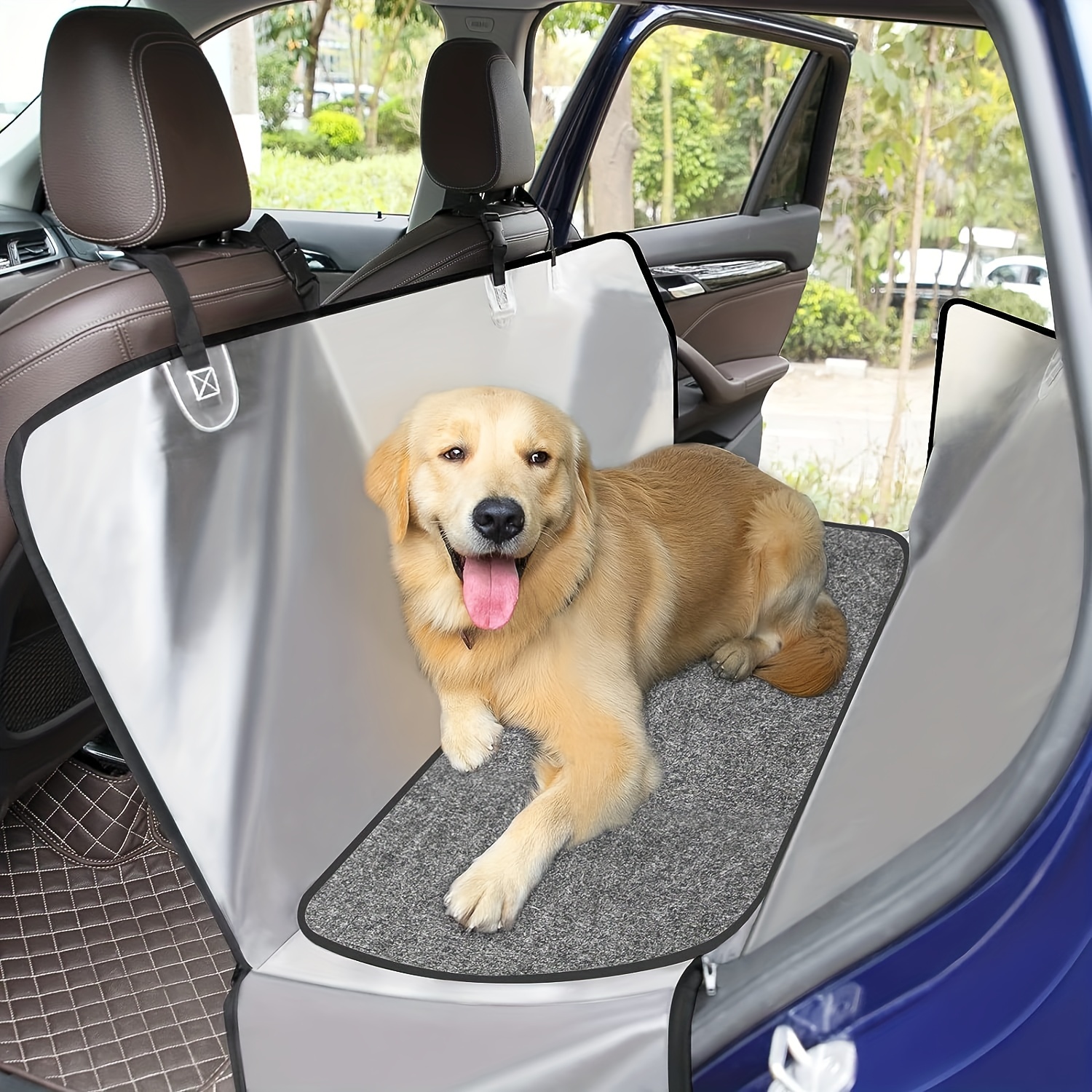 Dog Car Seat Cover Dog Seat Cover For Back Seat 100% - Temu