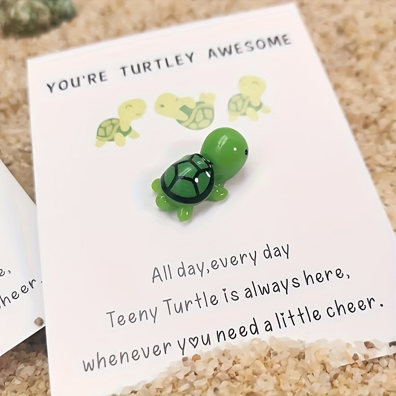Pocket Hug Turtle Emotional Support Turtle Thinking of You Friendship Gift  Stocking Stuffer Missing You Coworker Gift 