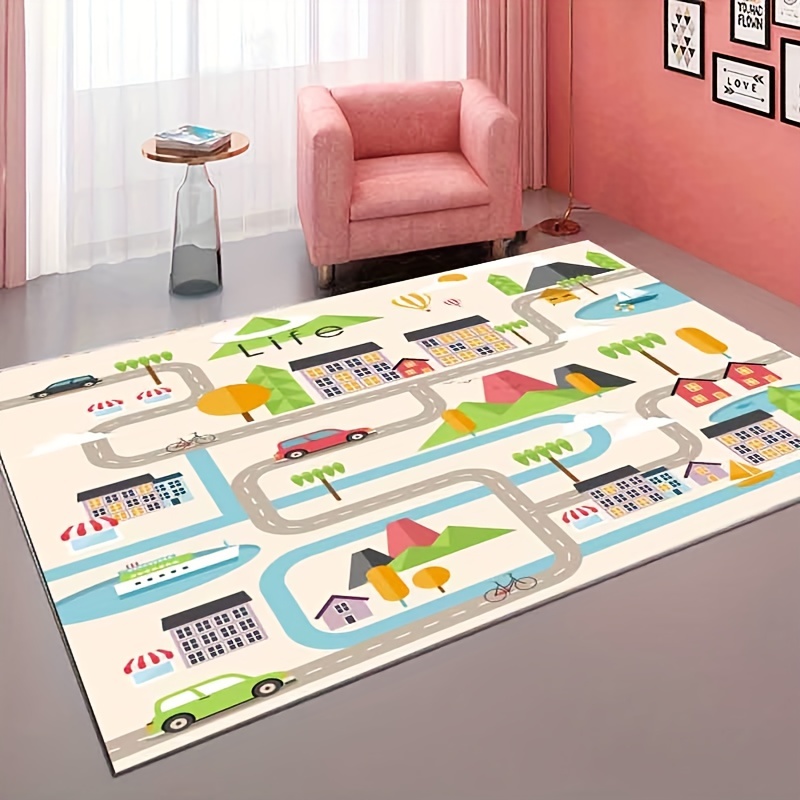Hopscotch - Alfombras para niños, alfombra de juego con números coloridos y  animales, antideslizante, alfombra de juego para niños, alfombra de sala