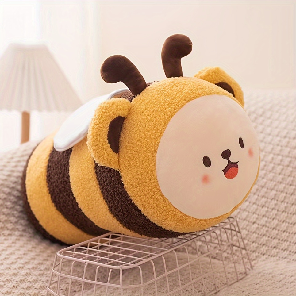Adorable Plush Stuffed Bees: Realistic Cartoon Honey Bee - Temu