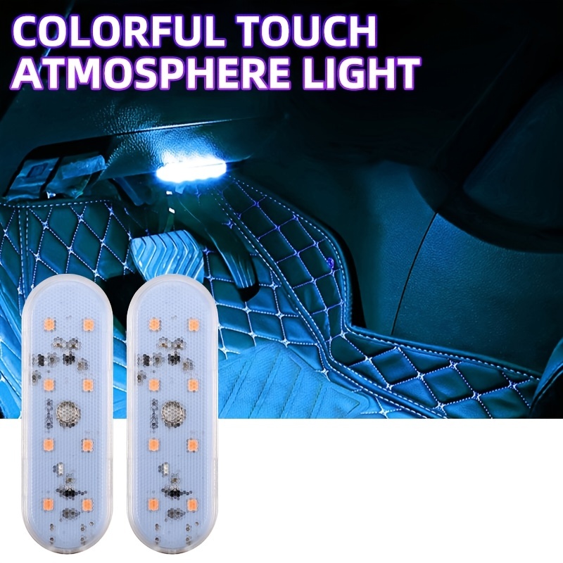 Acheter 1Pc Voiture LED Tactile Lumières Sans Fil Intérieur