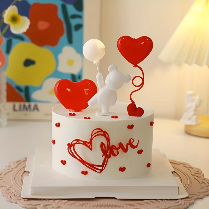 Heart Shaped Cake Topper – The Willow Workshop UK