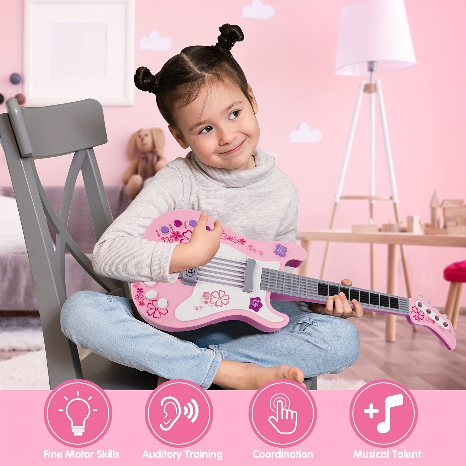Guitarra clásica de juguete para niños