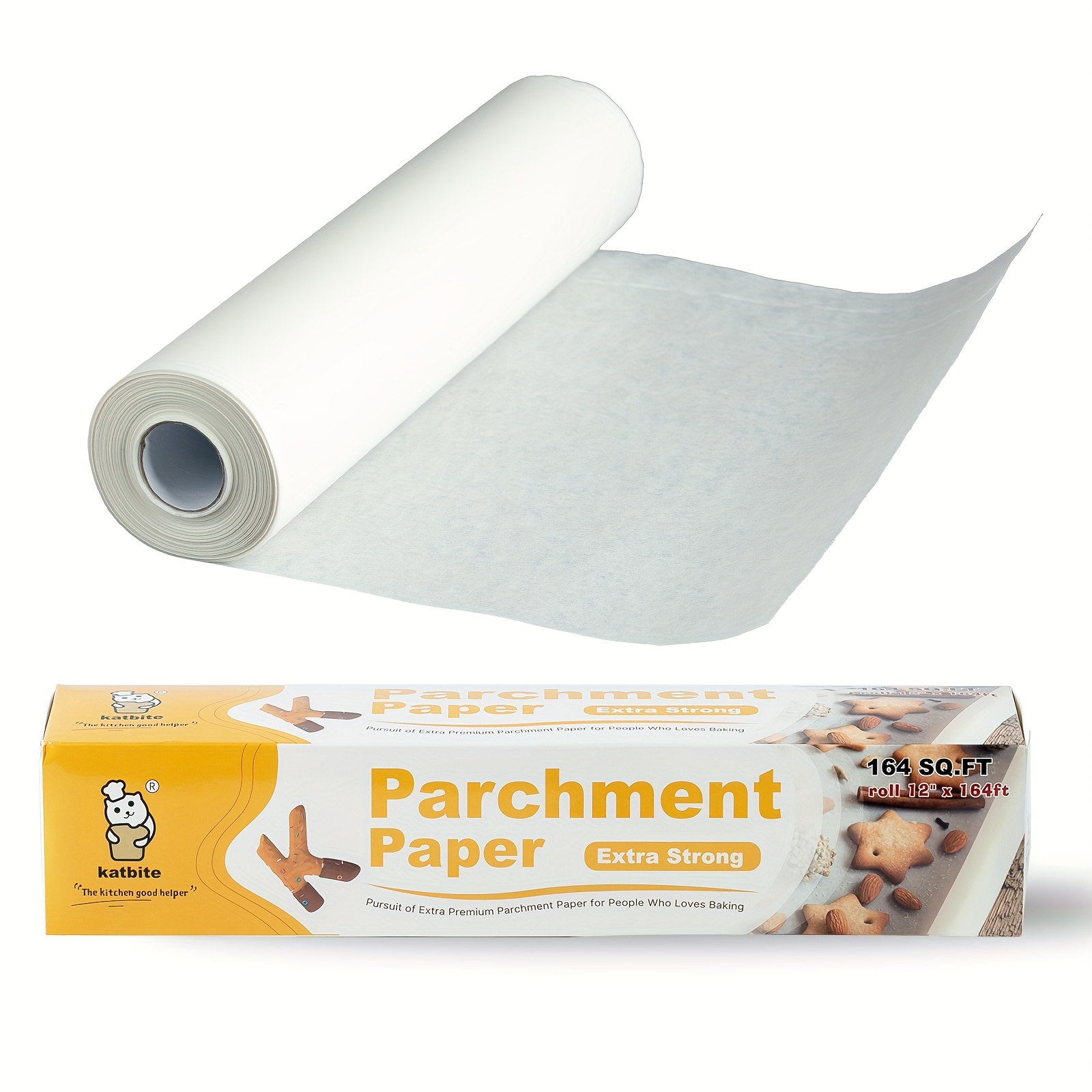 Rollo de papel pergamino para hornear anti adherente de 5mt x 30cm Cocina  Utensilios