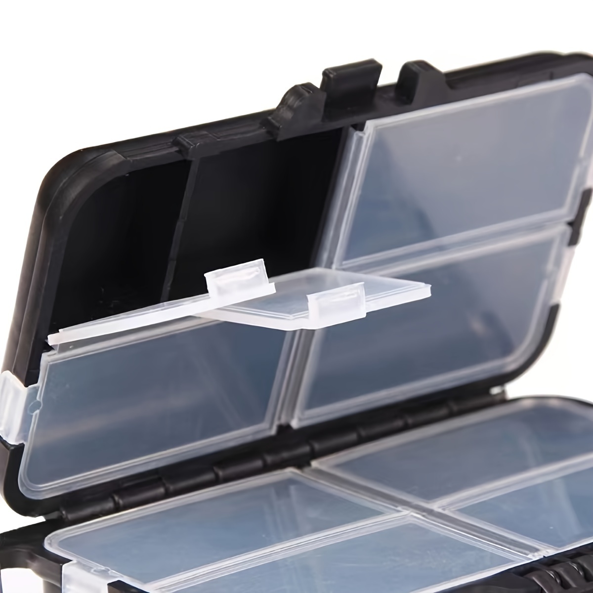 Portable Sealed Fishing Tackle Box 5 compartment Storage Box