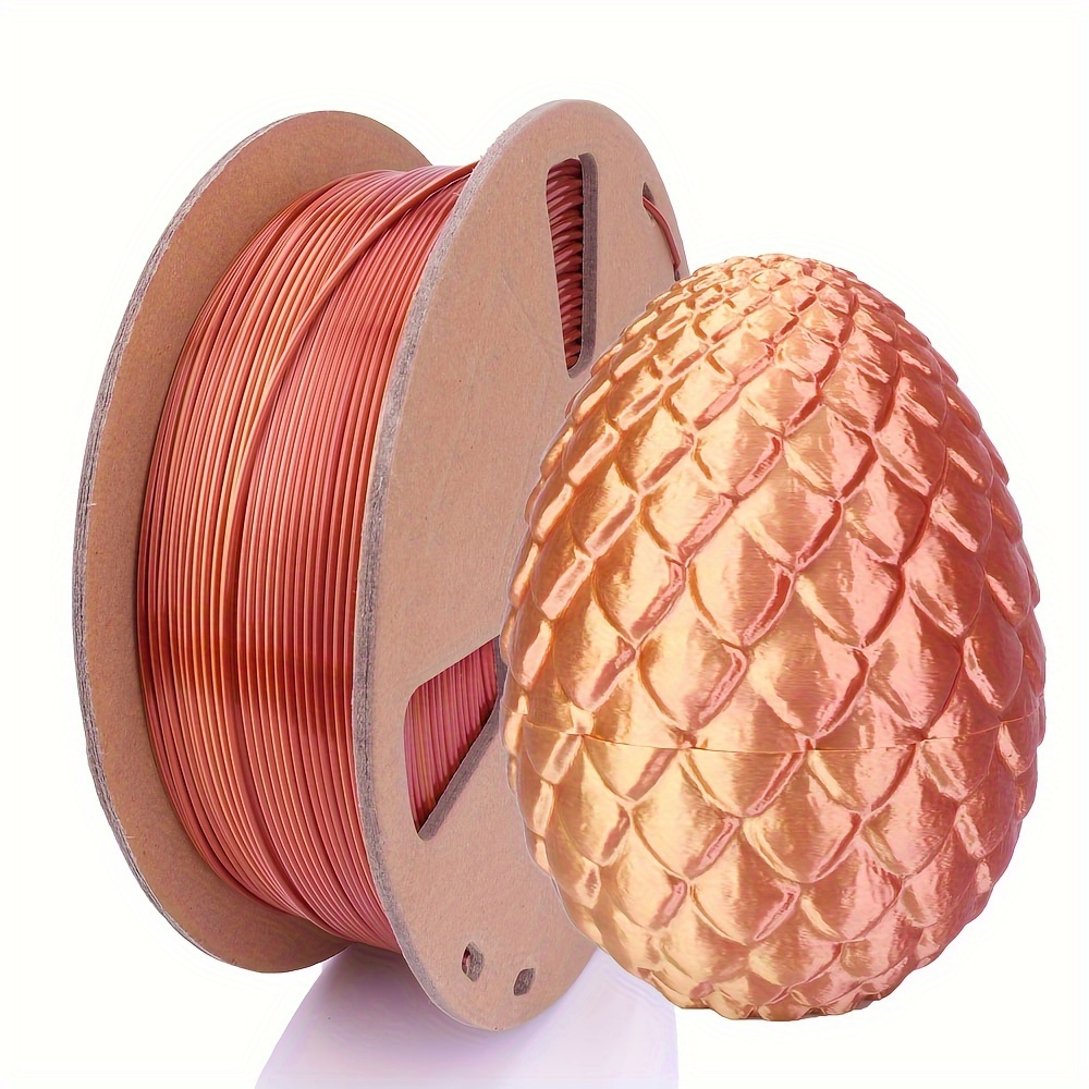 Filamento de doble color de seda PLA impresora 3D 1.75mm, / 0.03mm,  filamento de coextrusión PLA filamento brillante 1kg -  España