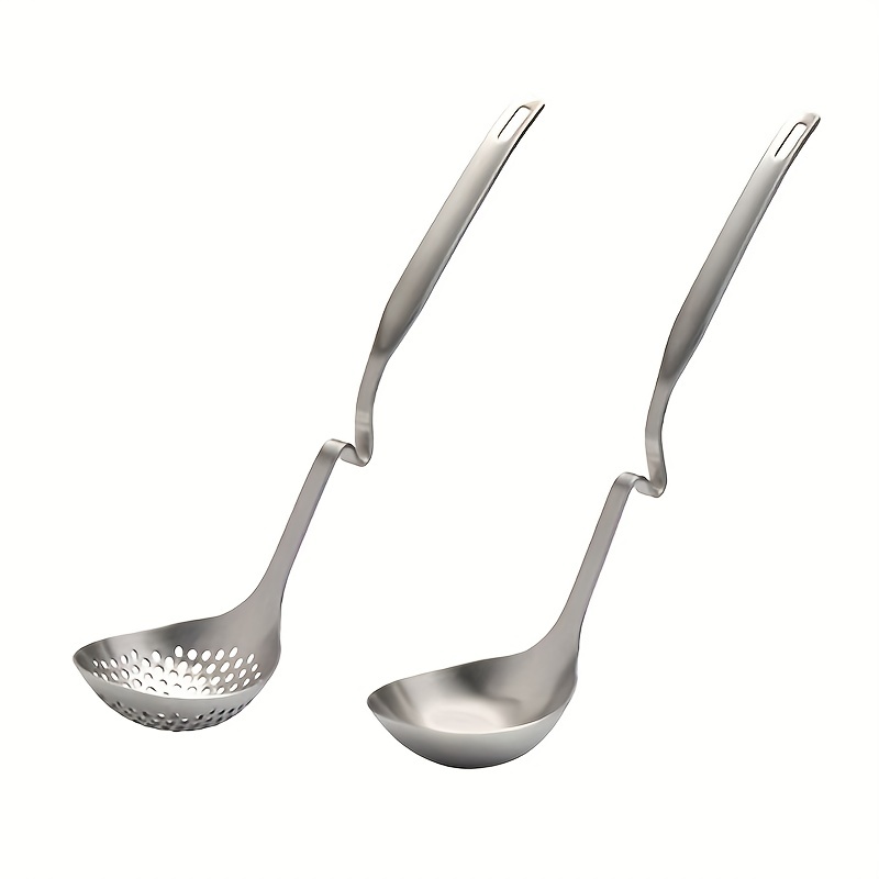 Stainless Steel Hangable Hot Pot Ladle Slotted - Temu