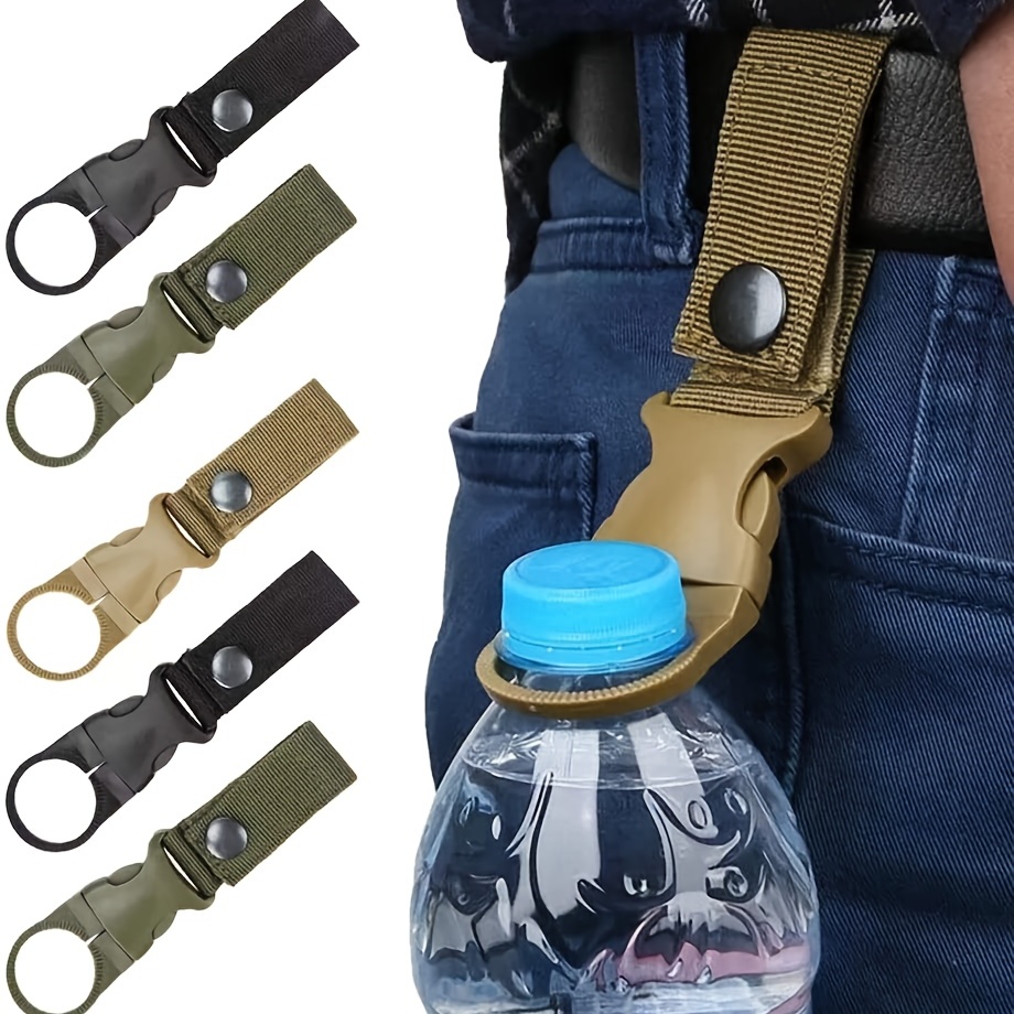 Portable Carabiner Water Bottle Holder For - Temu