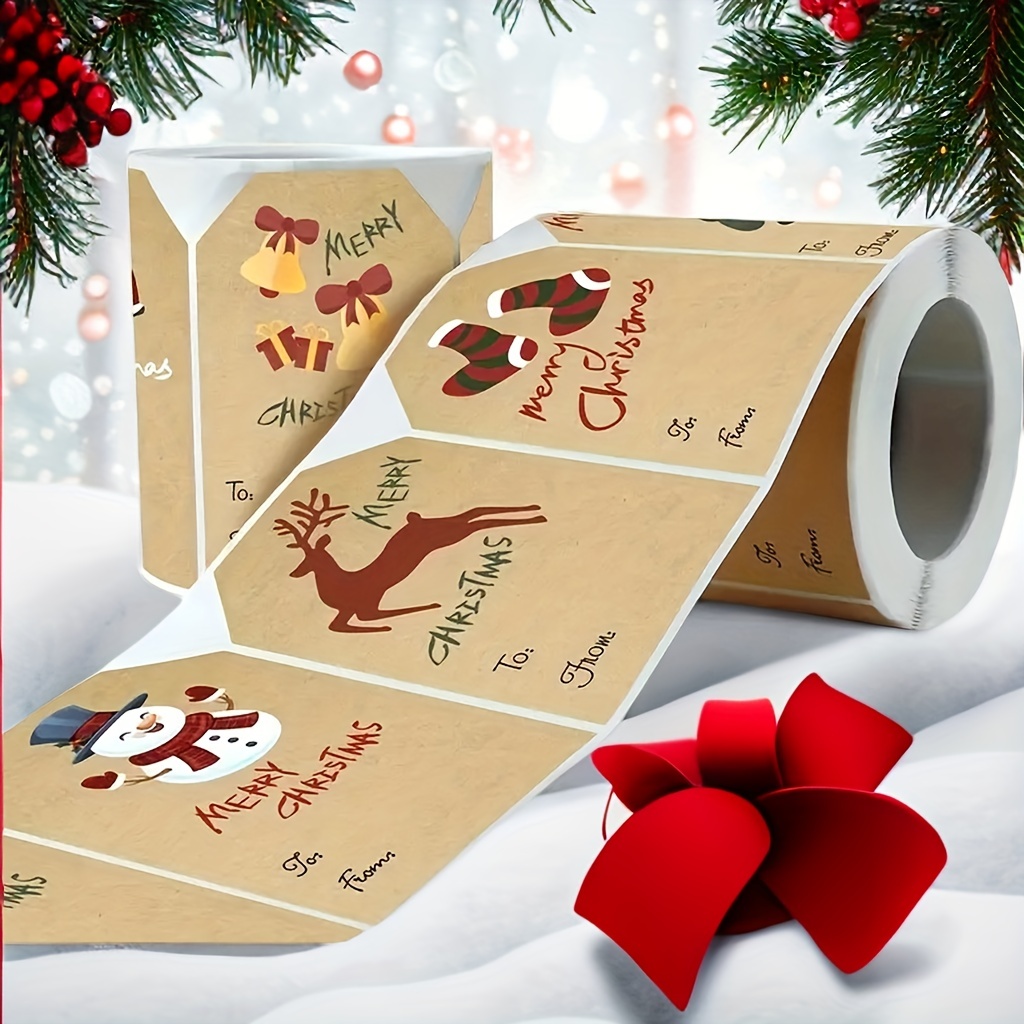 Papier cadeau 16 rouleaux 50 x 70 cm Rouleau cadeau papier de Noël Motif  bronzant Noël 16 rouleaux pour la fête de noël