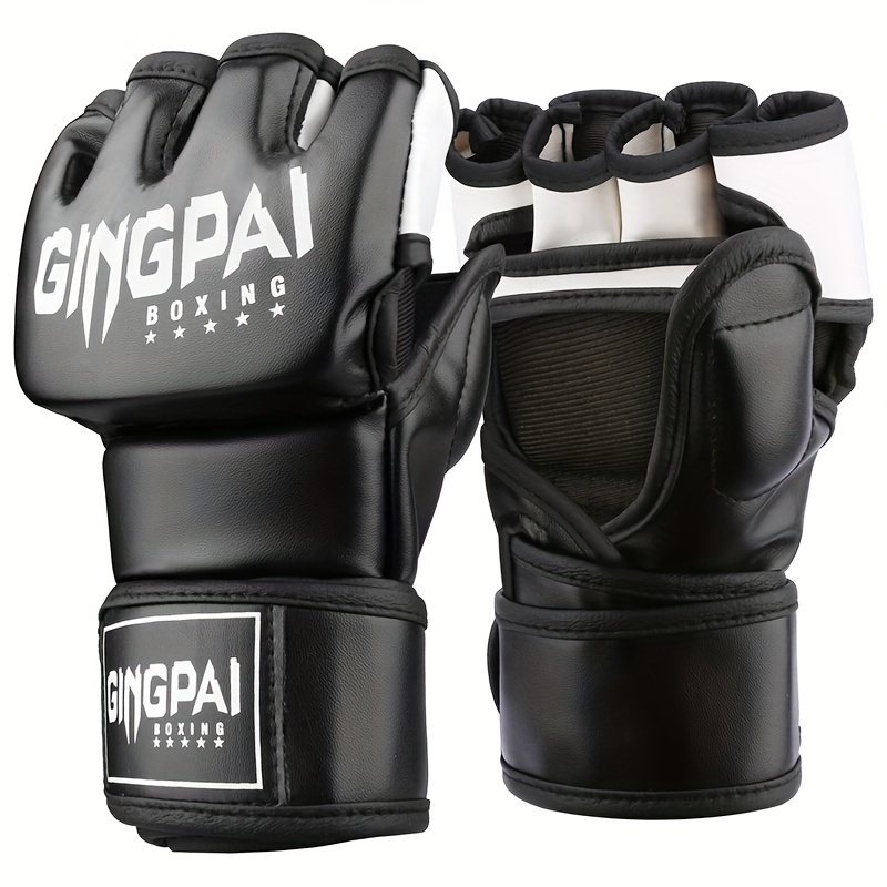 Gants de boxe NOIR (Gingpai)