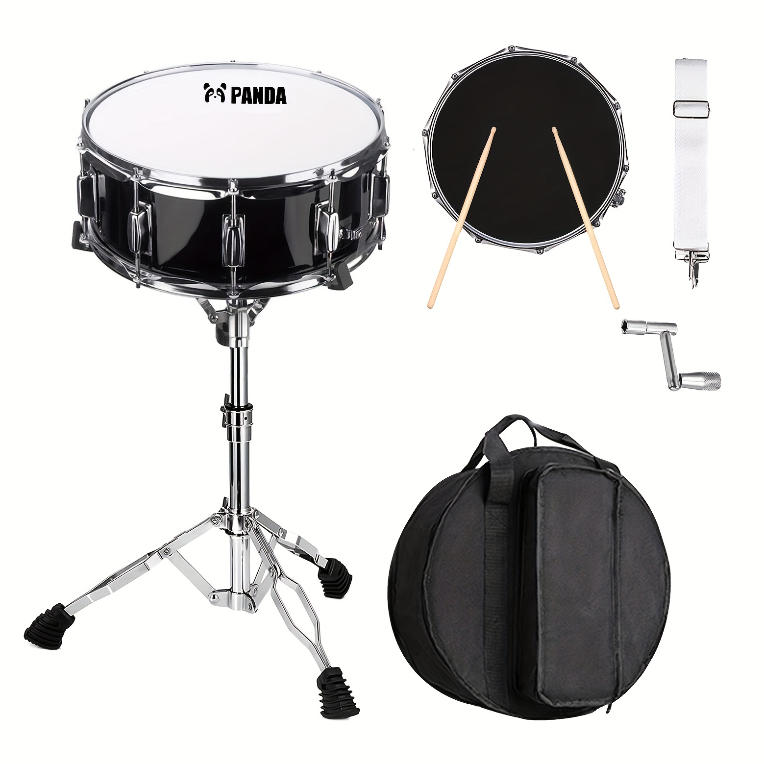 Perfect Snare Drum Set Students: 14x 5.5 Kit Stand Mute Pad - Temu