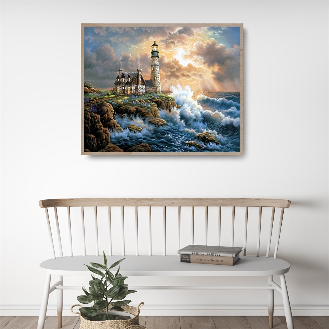 Lighthouse Diamond Painting Kits for Adults Beginners 5D Round Full Drill Diamond  Art for Home Wall Decor 12x16 inch 