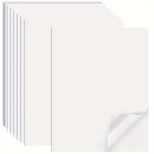 50sheetsa4 Glossy Sticker & Self-adhesive Label Paper, Suitable
