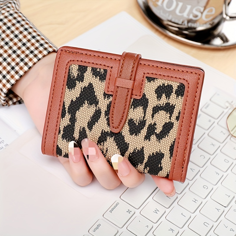 Slim Wallet Checked And Leopard Minimalist Wallets India