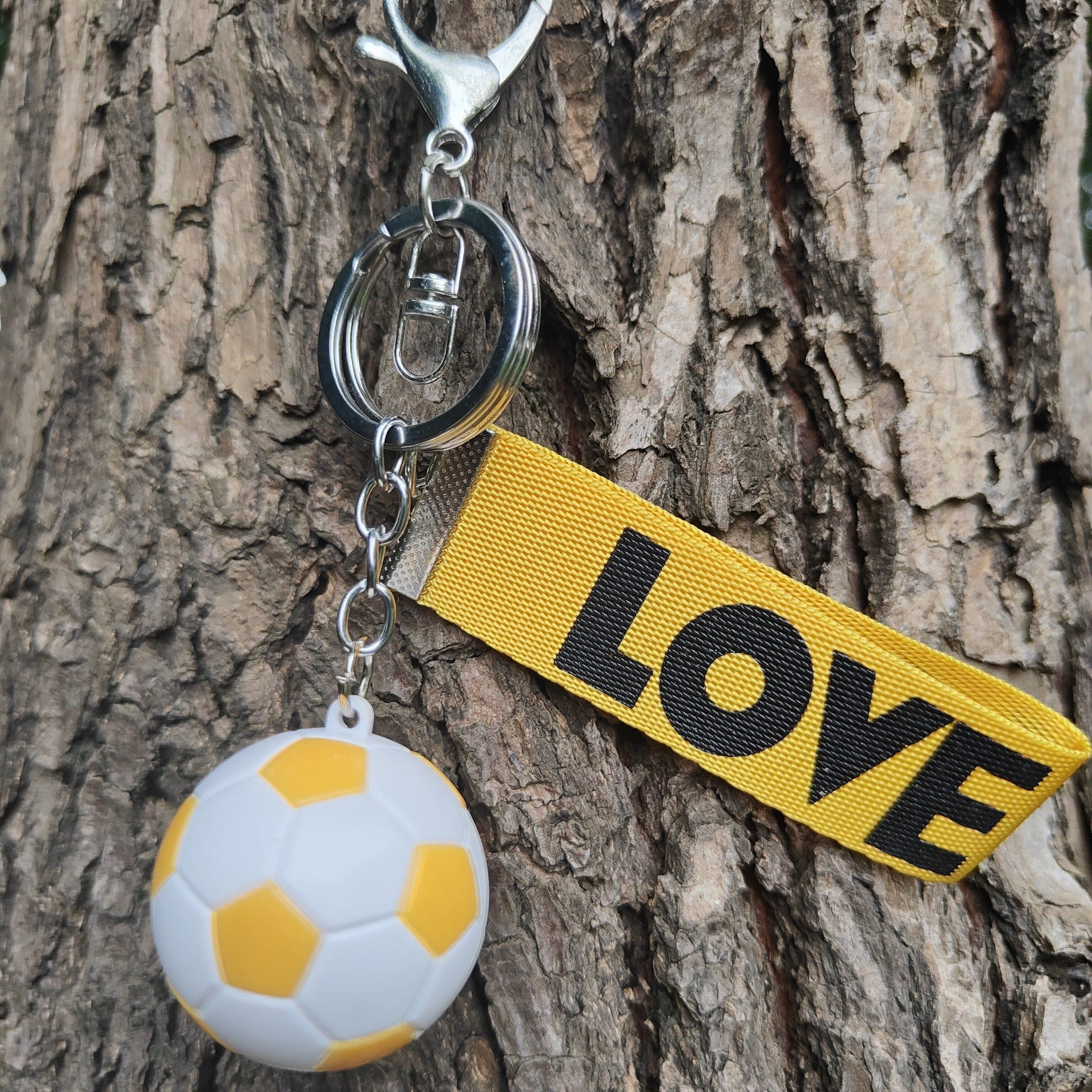 Balls Diy Diamond Painting Keychain Kits 5d Soccer Ball - Temu