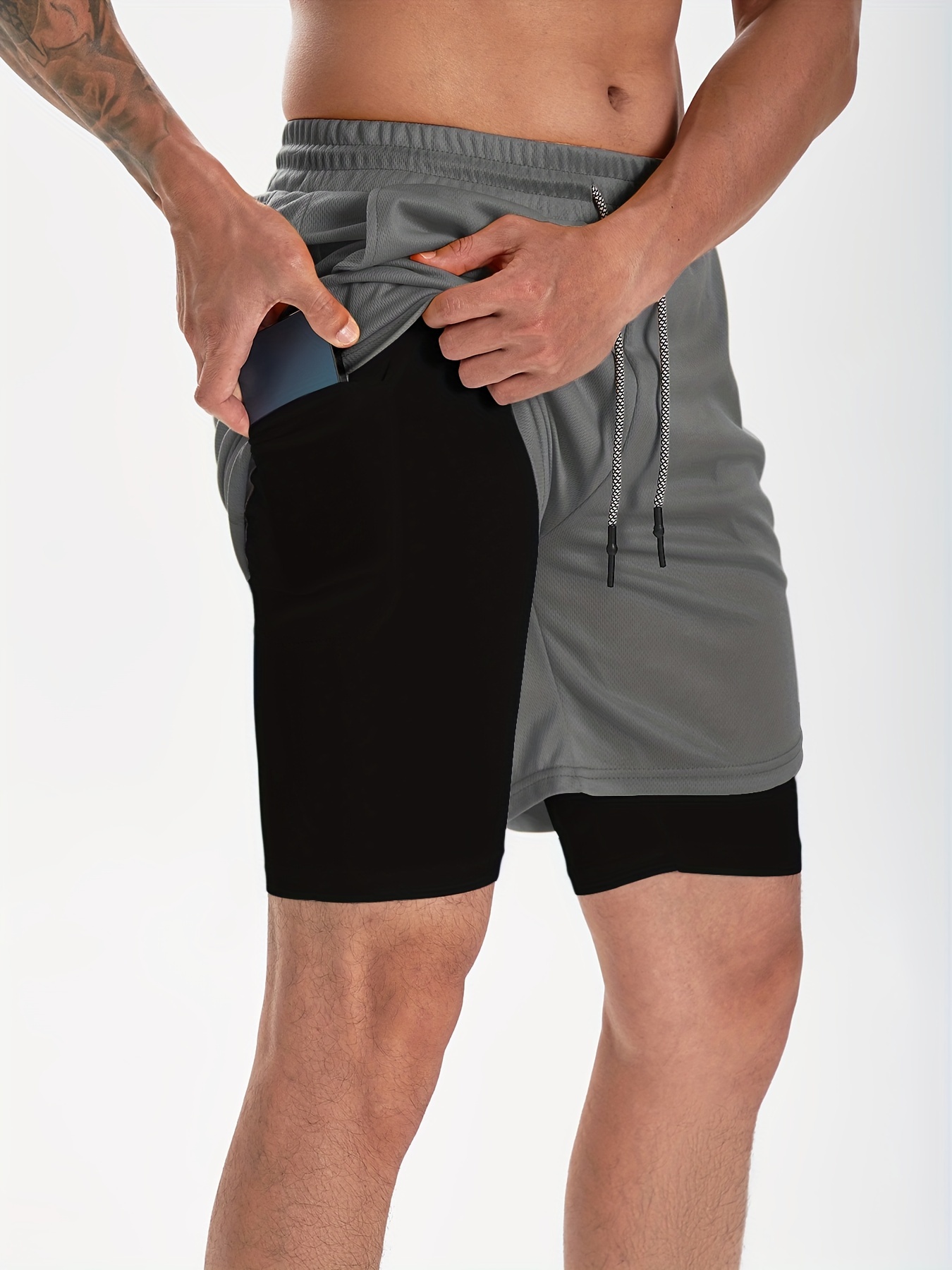 QuickDry Running Shorts with Inner Tights