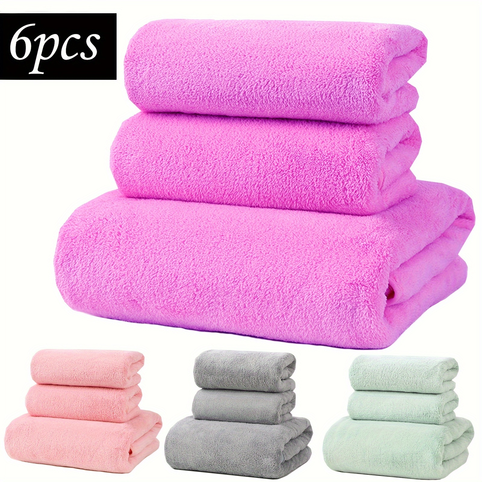 Coral Velvet Absorbent Towels For Adults Face Towel Set Soft Comfortable  Towel Set Highly Absorbent Soft Towels Set - Beauty & Health - Temu
