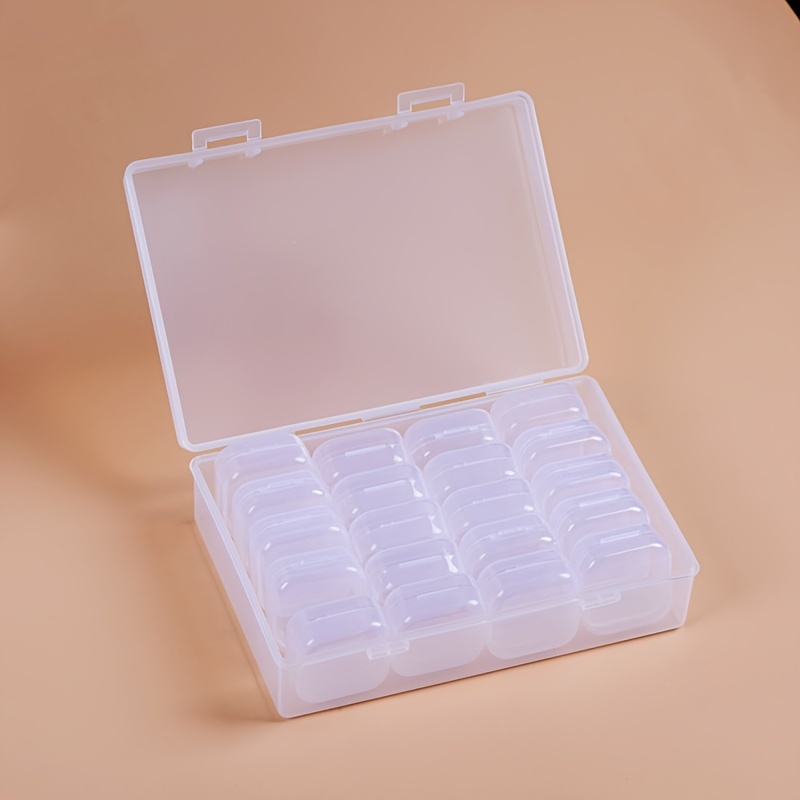 Small Transparent Plastic Storage Box For Jewelry Hardware - Temu