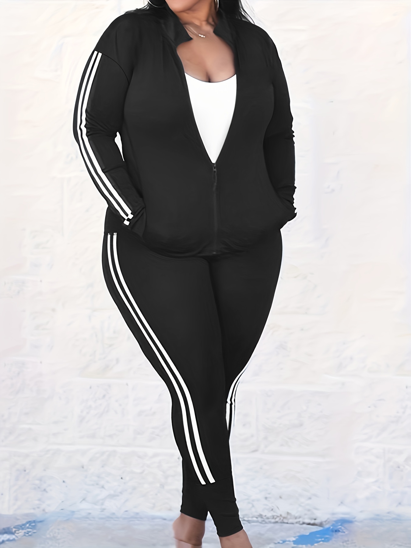 Summer Plus Size Workout Sets Black Jogger Suit With Short Sleeve T Shirt  And Shorts Casual Sports Outfit In White And Red Style 3504 From  Sell_clothing, $16.39