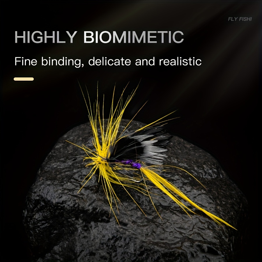 Fly Bait Set Bionic Fishing Flies Artificial Fishing Lure - Temu