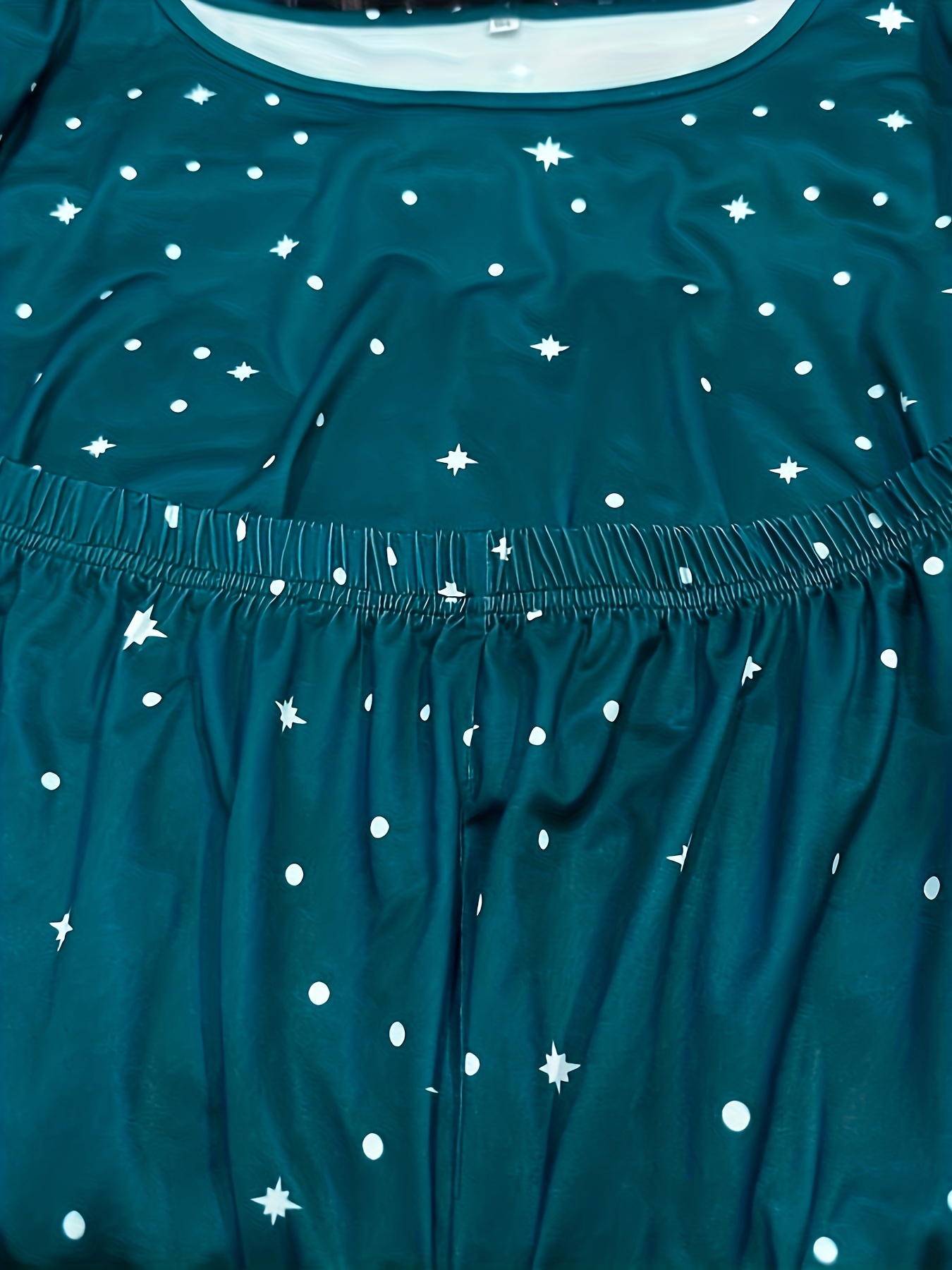 Star Print Tee & Shorts Pajama Set