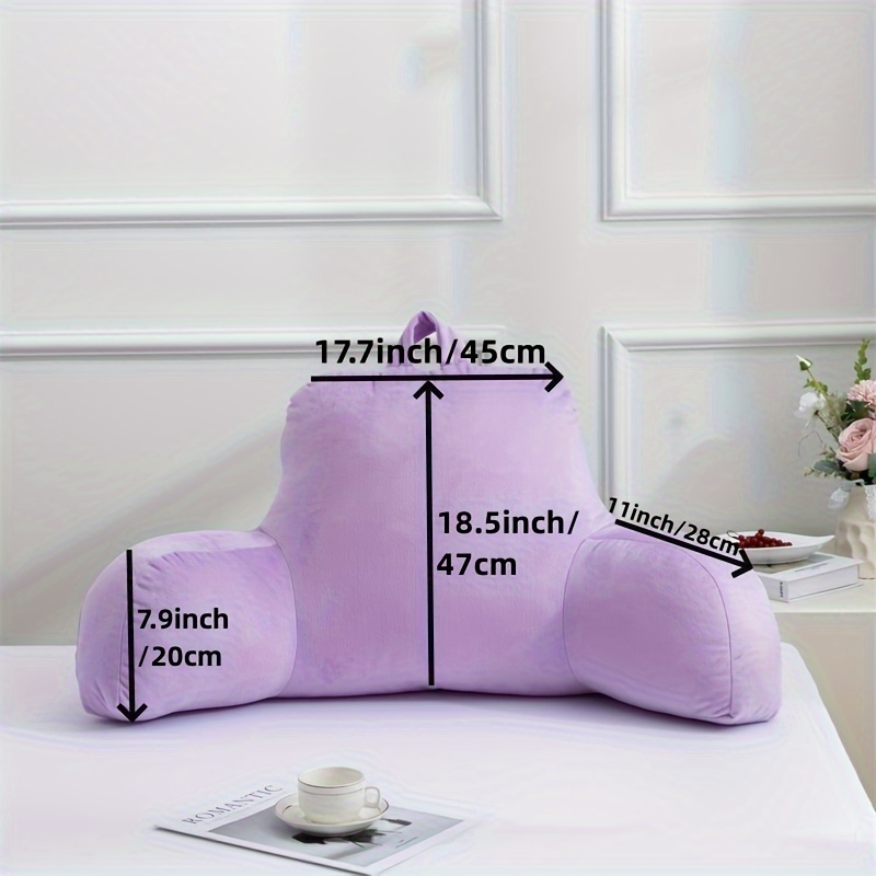 Soft Bed Rest Reading Pillow Big Wedge Backrest Lounge Sofa Cushion Back  Support