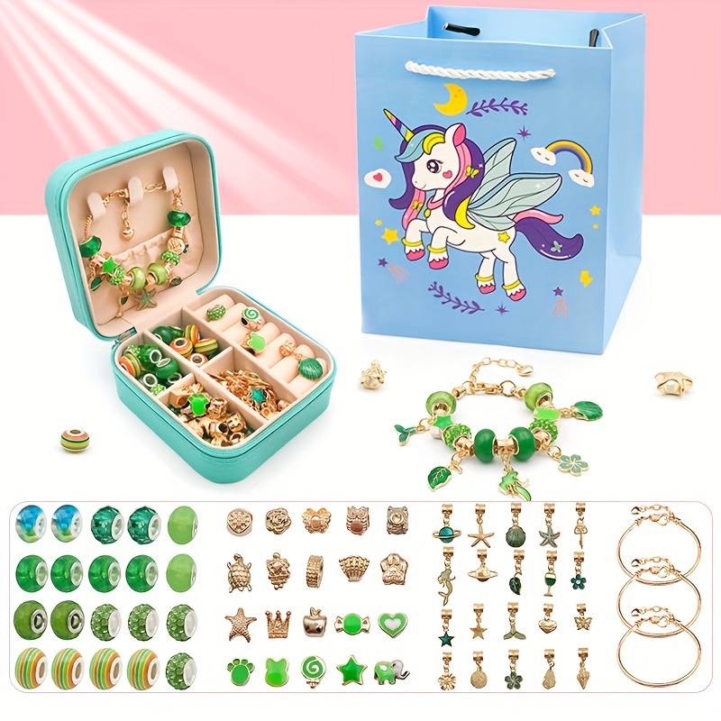 DIY Little Girl Bracelets Making Kit Girl Party Activity Box Craft