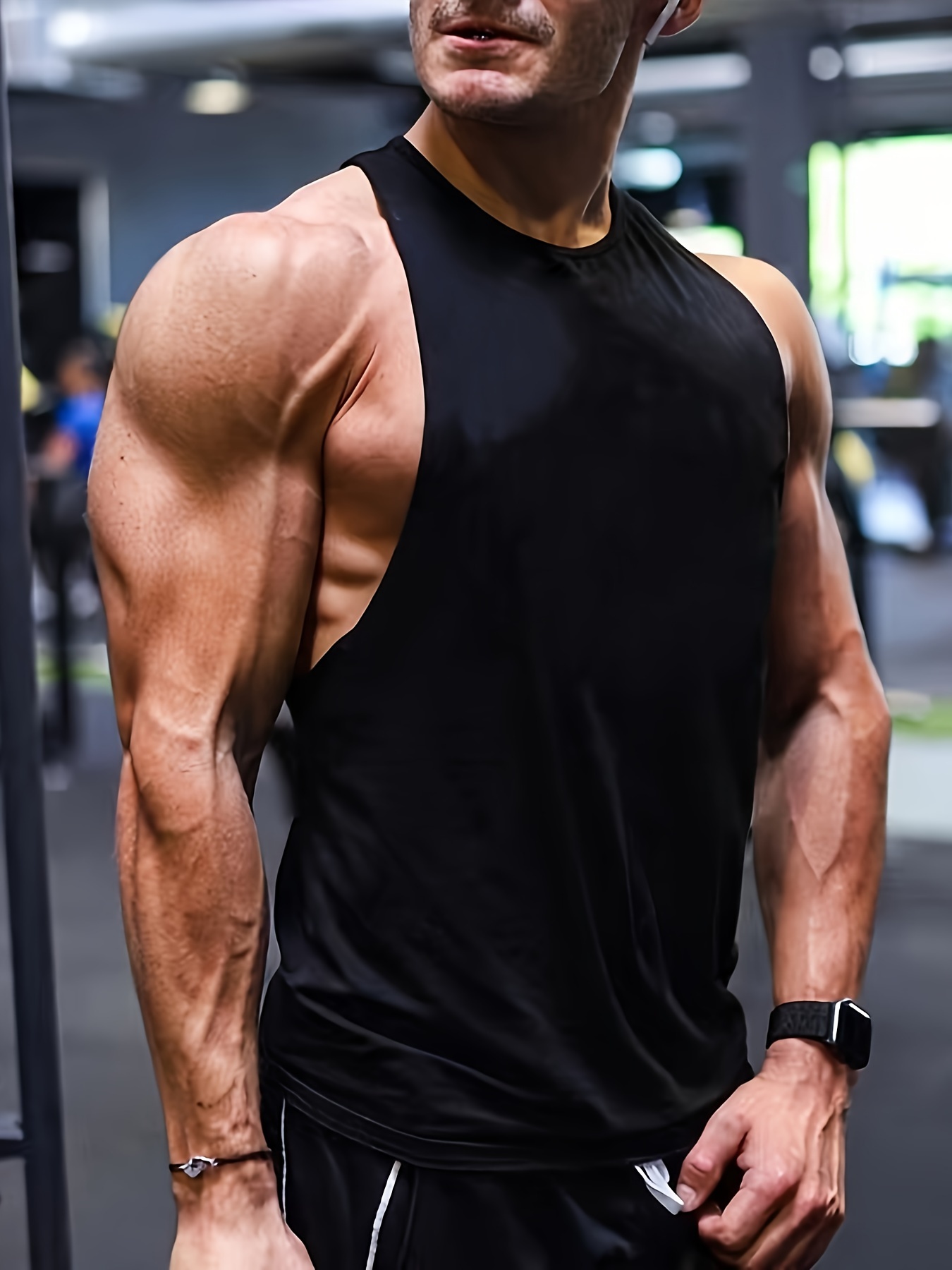 Camisetas deportivas sin mangas para hombre, de secado rápido, con espalda  en Y, culturismo, muscular, para gimnasio (paquete de 1 o 3)