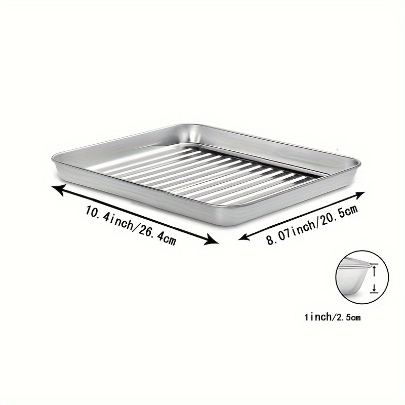 Baking Sheet Cookie Sheet For Oven Stainless Steel Small - Temu