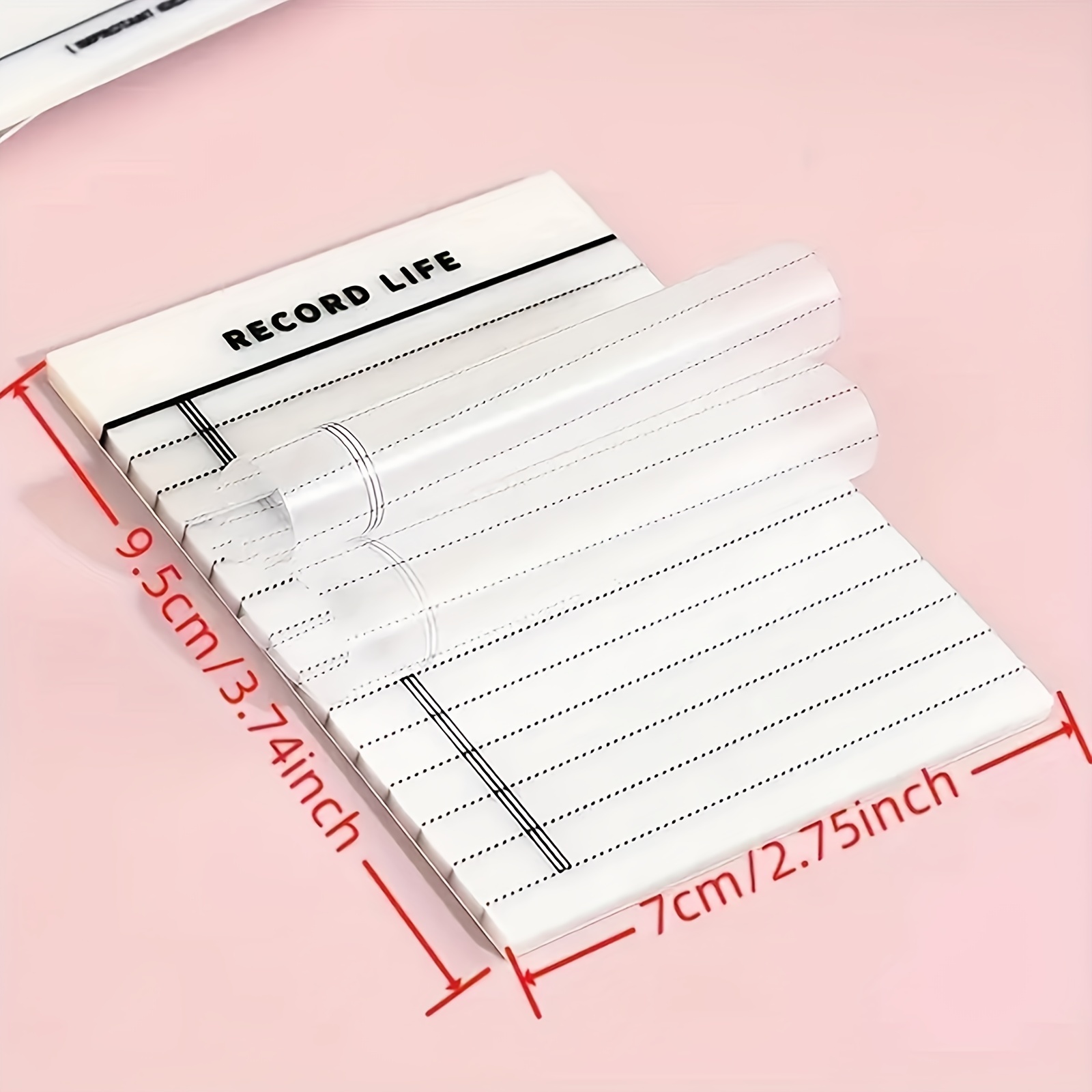 Clear Sticky Notes Large Grid Pad Waterproof Easy To Post Writable Note
