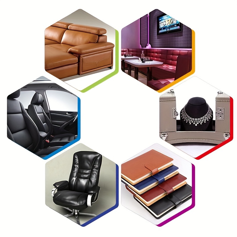 Self Adhesive Leather for Sofa Repair Patch Furniture Table Chair Sticker  Seat Bag Shoe Bed Fix Mend PU Artificial Leather Skin
