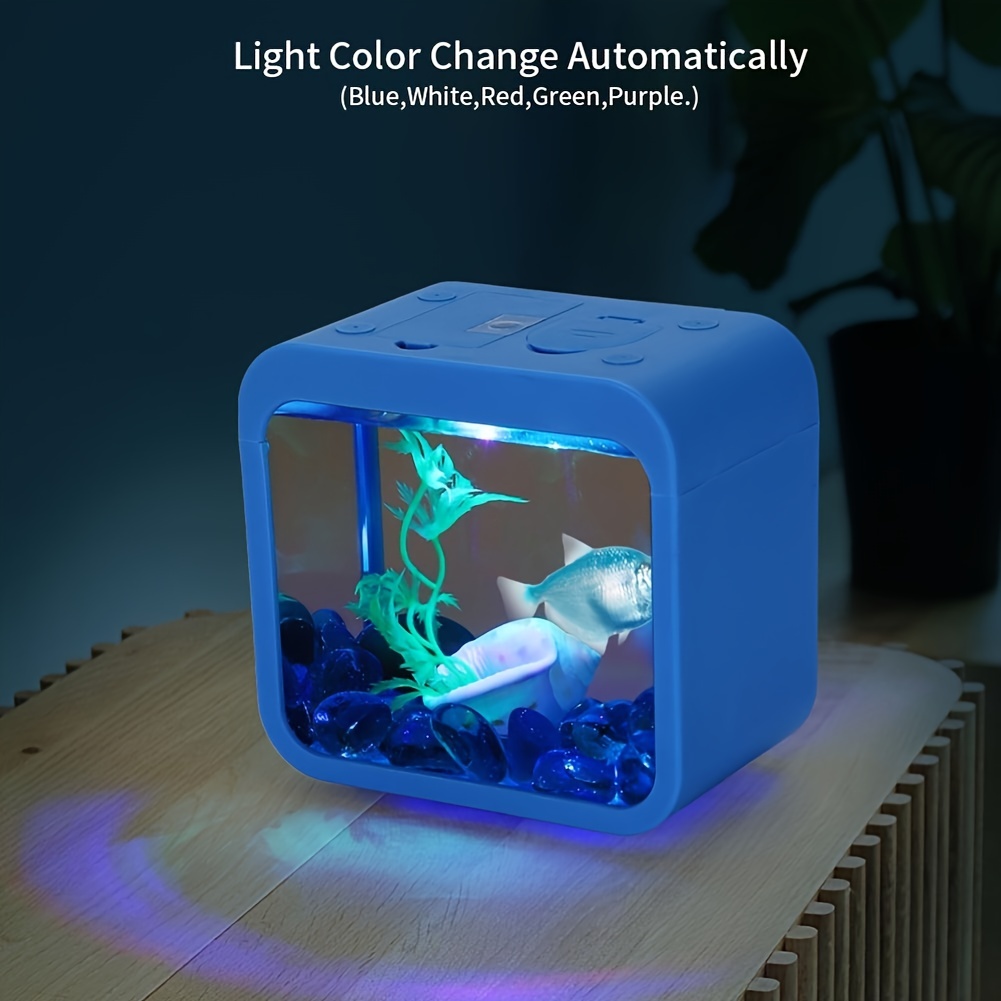 Desktop Transparent Acrylic Fish Tank Small Mini Plastic - Temu
