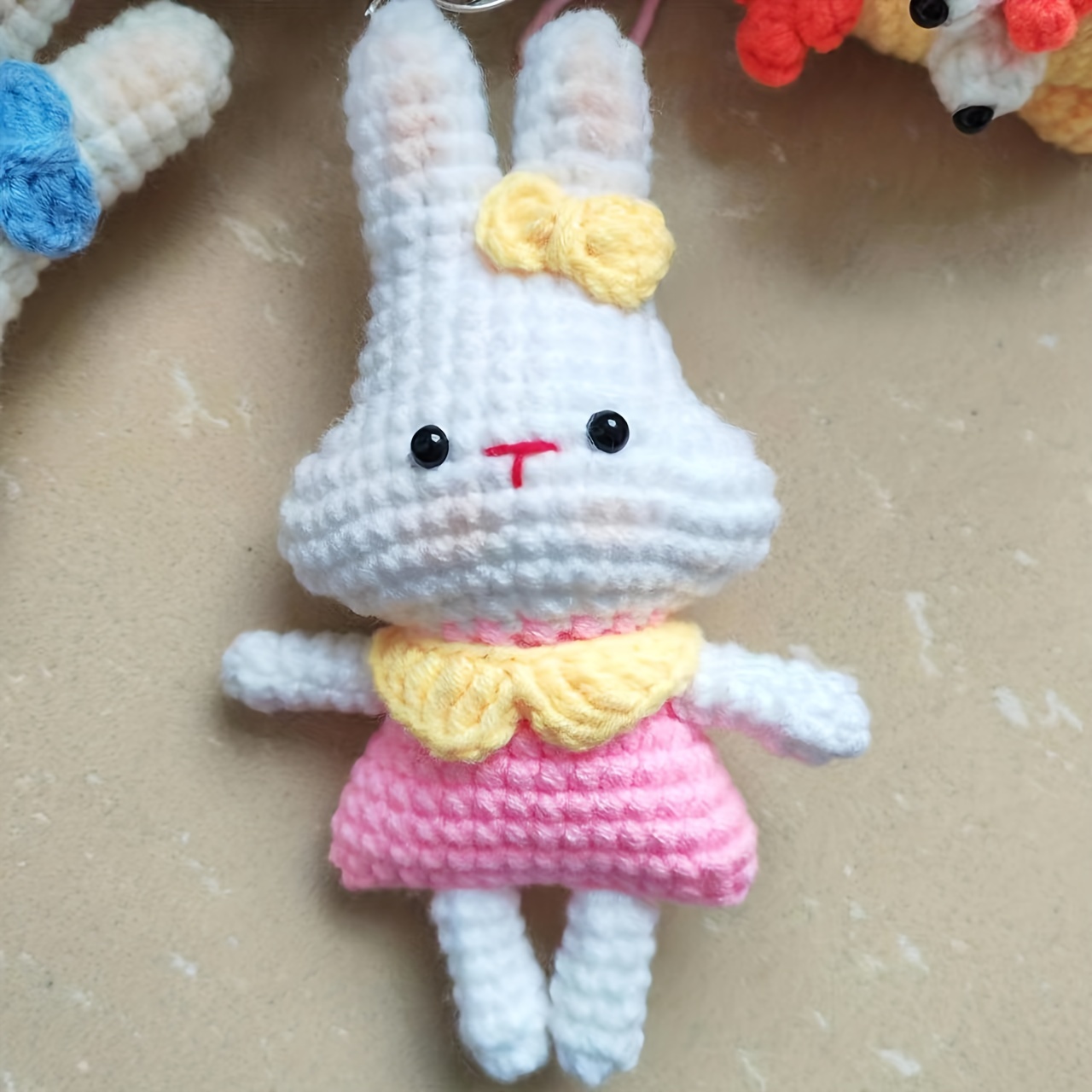 Woven Rabbit Doll Handbag for Family and Friends