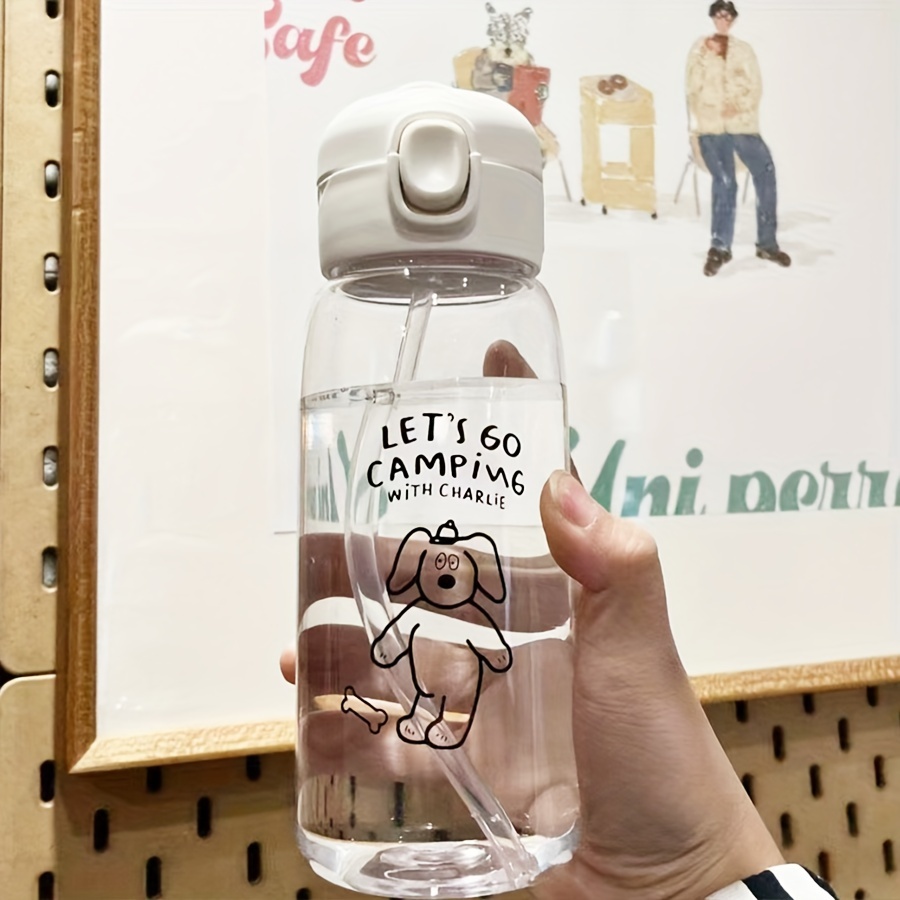 Cute Tumbler With Straw And Infuser - Portable Water Bottle For Summer And  Winter Drinks - Perfect Travel Accessory - Temu