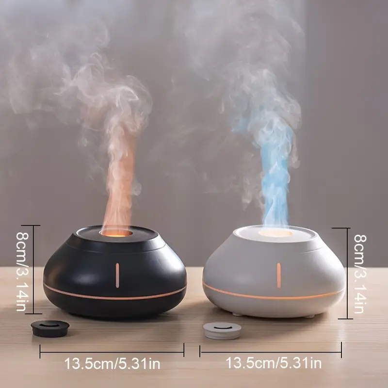 Portable Cool Mist Air Fire Flame Humidifier Electric Spray - Temu