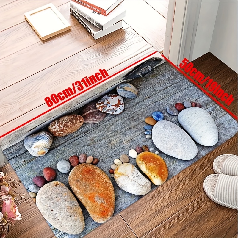 Flannel Kitchen Floor Mat Non slip Oil proof Floor Mat Soft - Temu