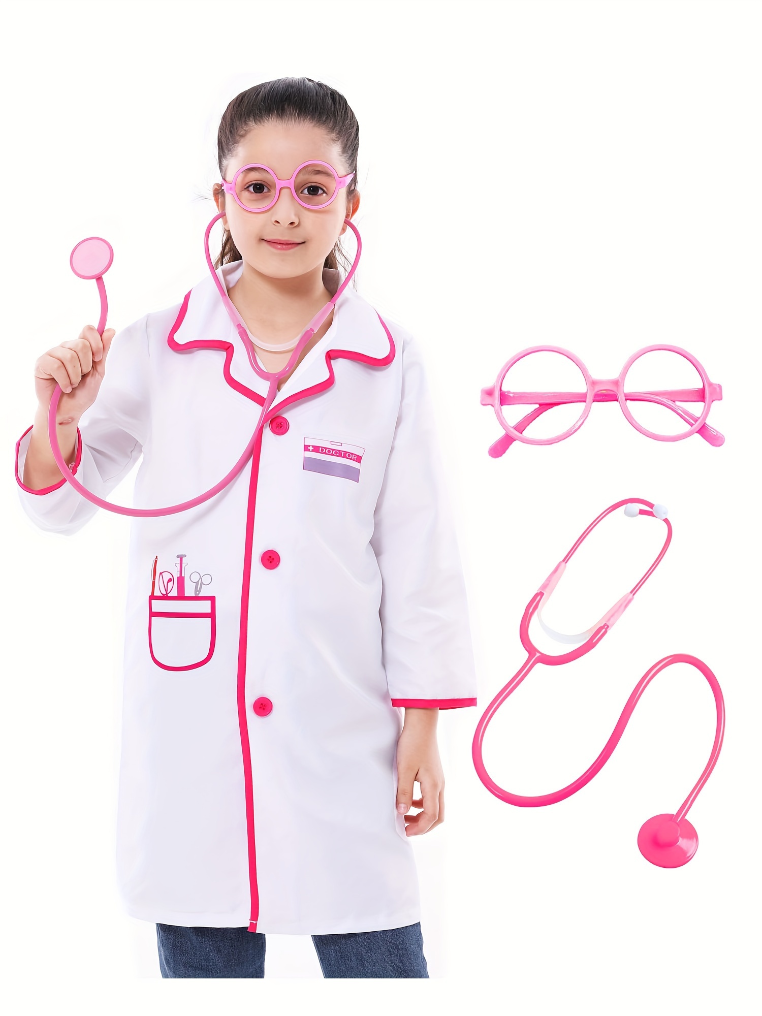 Disfraz de médico para niños (3-7 años)