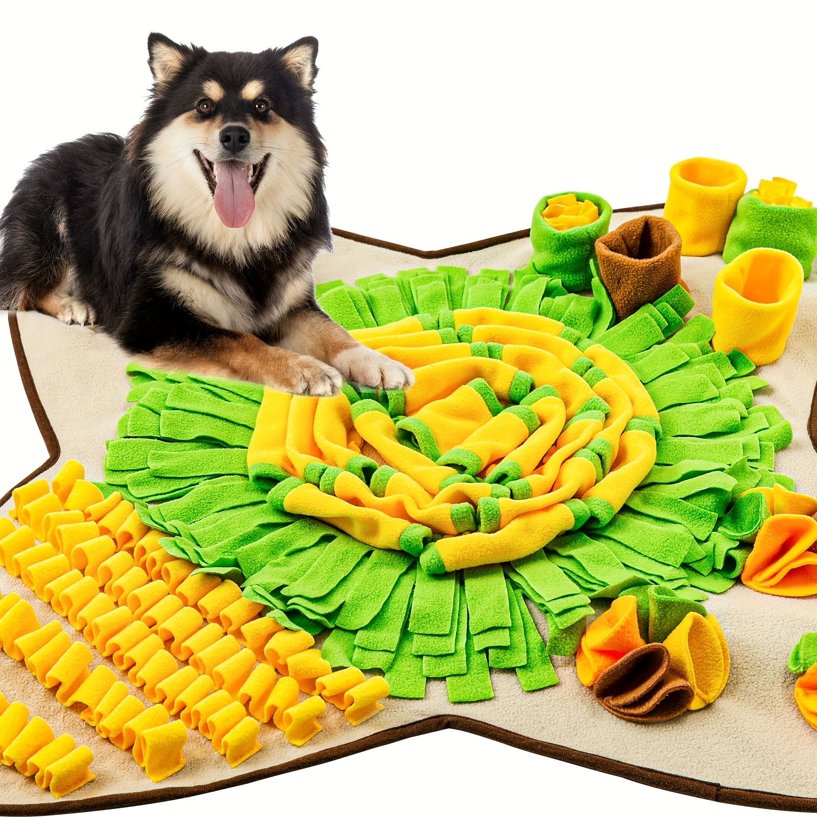 Pet Snuffle Mat For Dogs Sniff Mat Dog Enrichment Toys Mental Stimulation  Boredom Play Mat For Small Medium Dogs