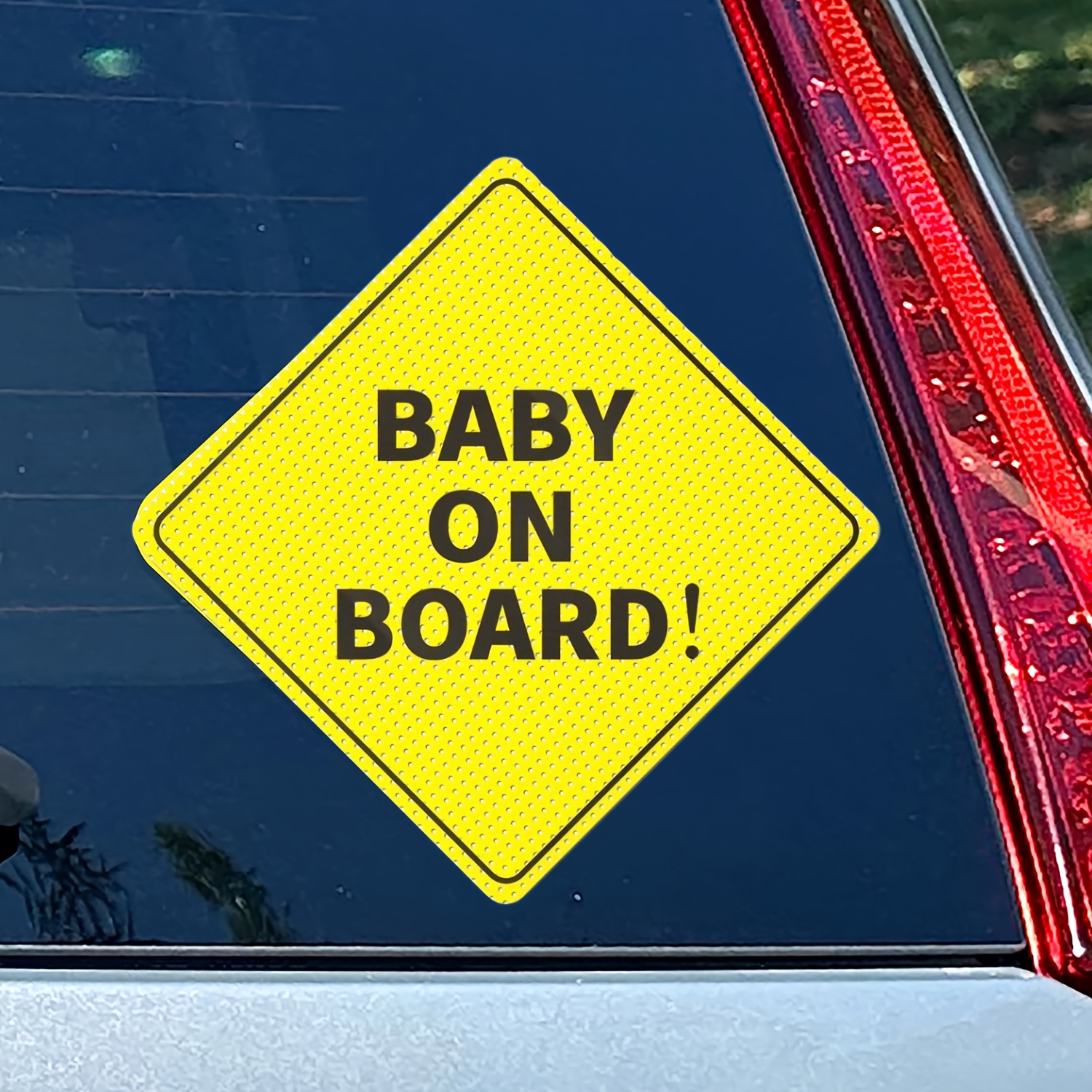 Baby ON Board Baby Safety Sign car Sticker 5 x 5