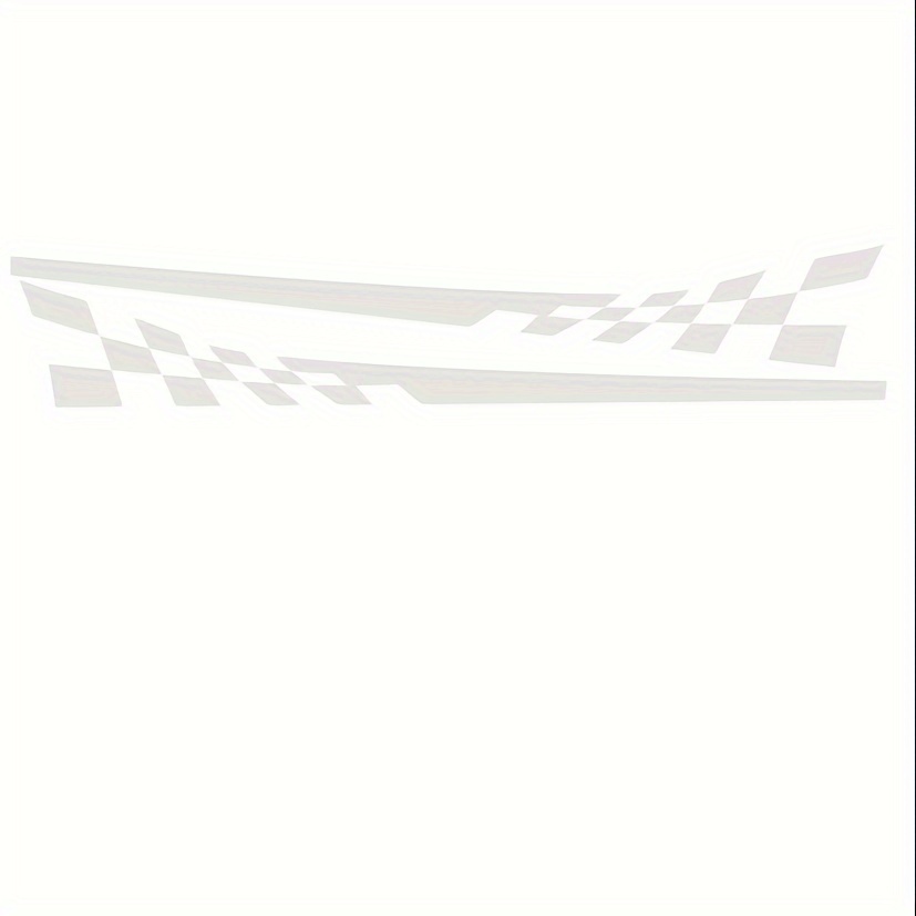 Universal Auto Seitenschweller Aufkleber Körper Seite Sport Racing Stripe  Grafik Aufkleber Nj001 Schwarz (2pcs) Yj5-2 Yj5-2