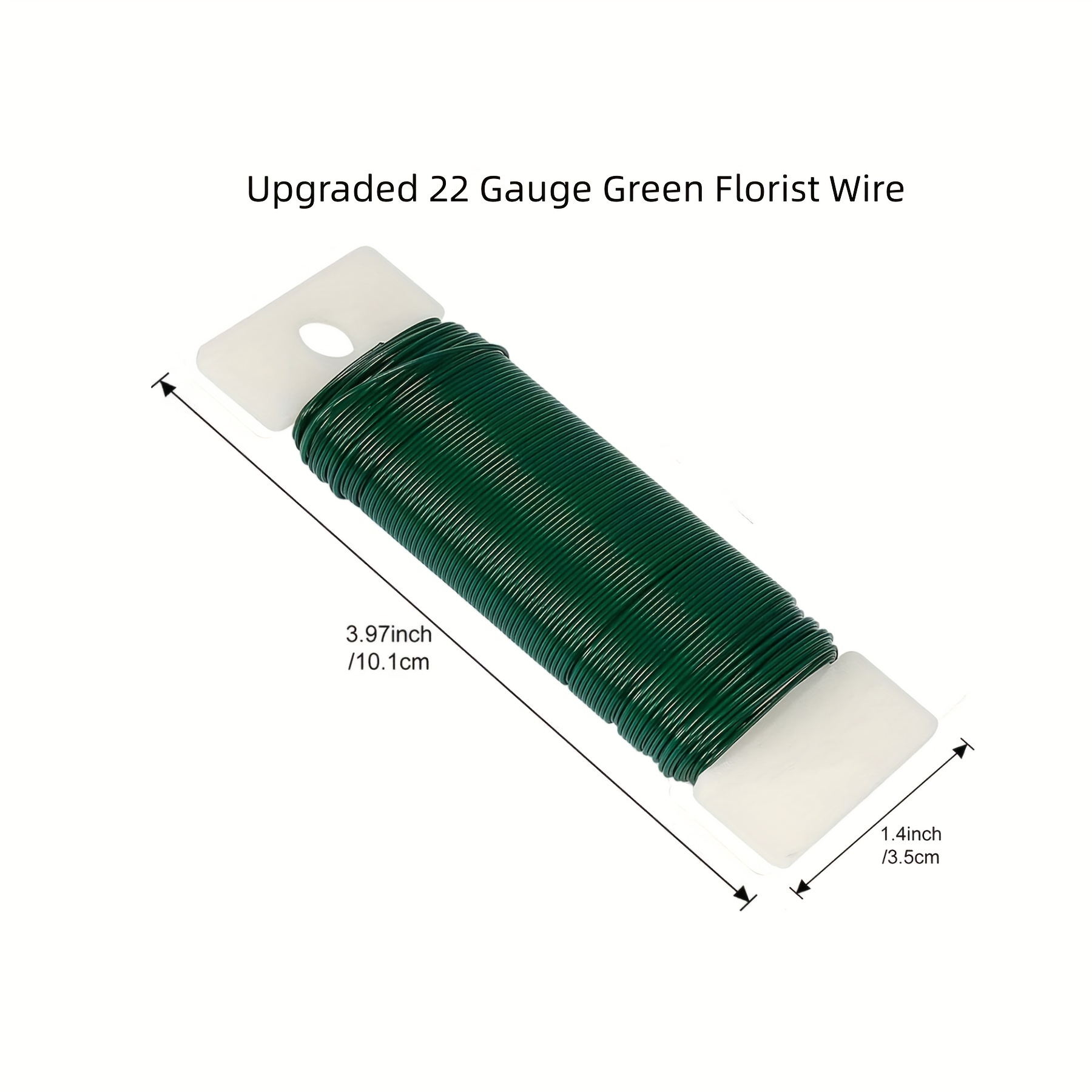Floral Wire 39 78 Yards 22 Gauge Green Florist Wire Flexible - Temu United  Arab Emirates