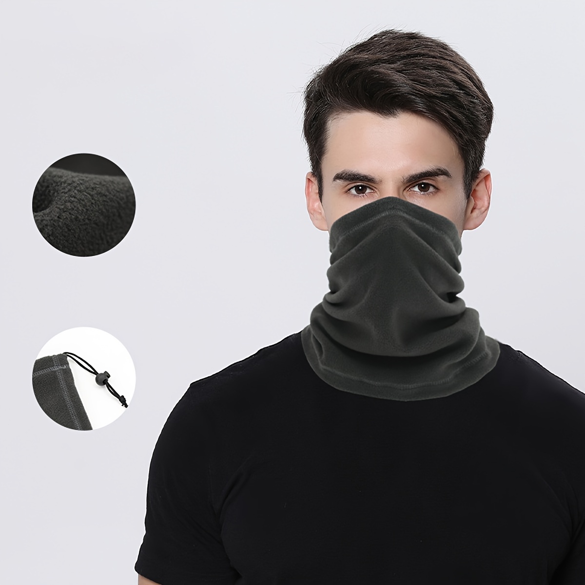 Cagoule Respirant Anti-uv Glace Soie Masques Moto Visage Été Course à pied  Sports Écran Facial Headwrap Moto Accessoires